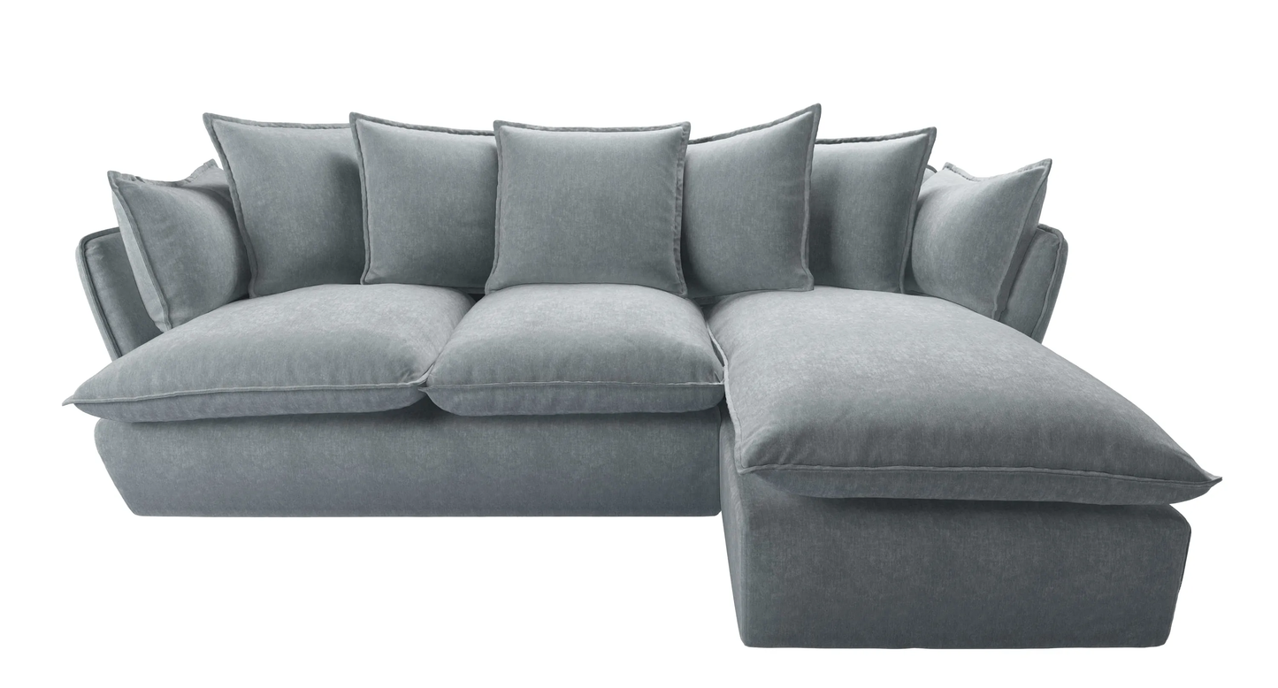 Marino Right Hand Chase Feather Sofa