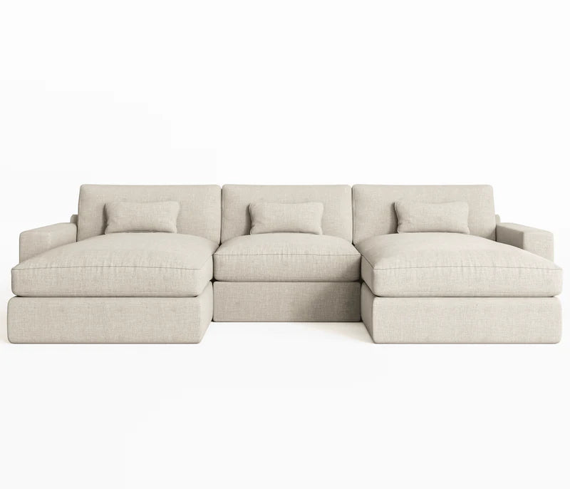 Regent  Velvet Large U shape Sofa