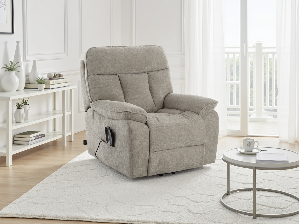 Harrow Rise & Recline Chair in Grey
