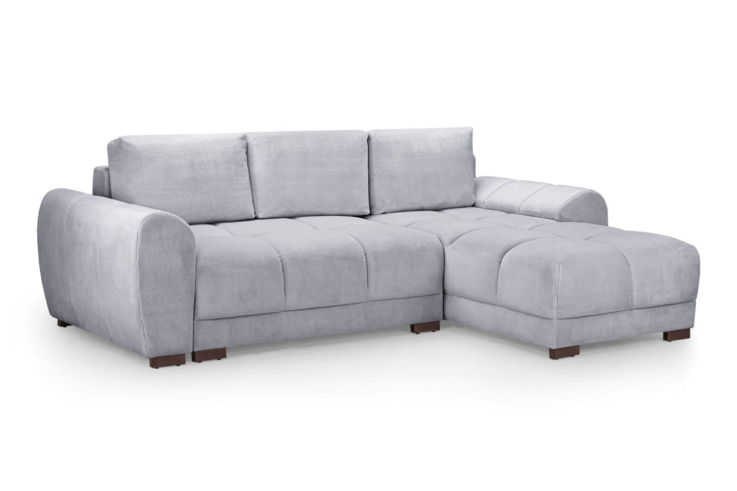 Lorenza Universal Corner Sofa Bed in Grey