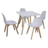 Belgium Small Dining Table White - luxury dining furniture