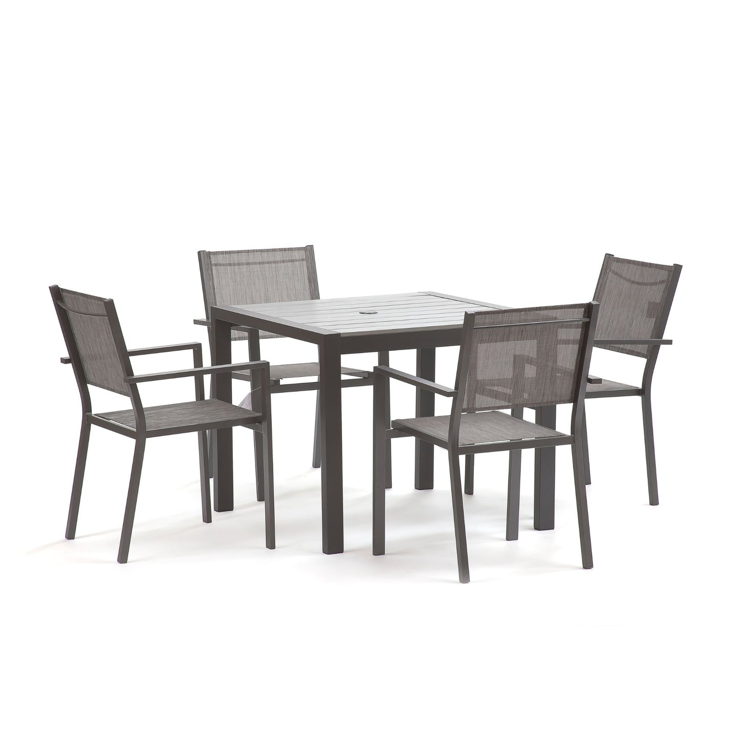 Adria 90cm 4 Seat Polywood Stacking Garden Set - Vogue Vocus outdoor garden furniture set