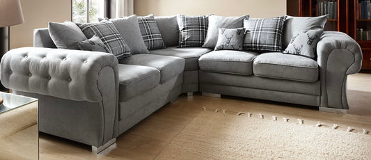 Venezia Haven Chenille corner Sofa