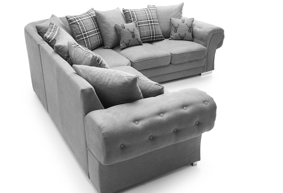 Venezia Haven Chenille corner Sofa
