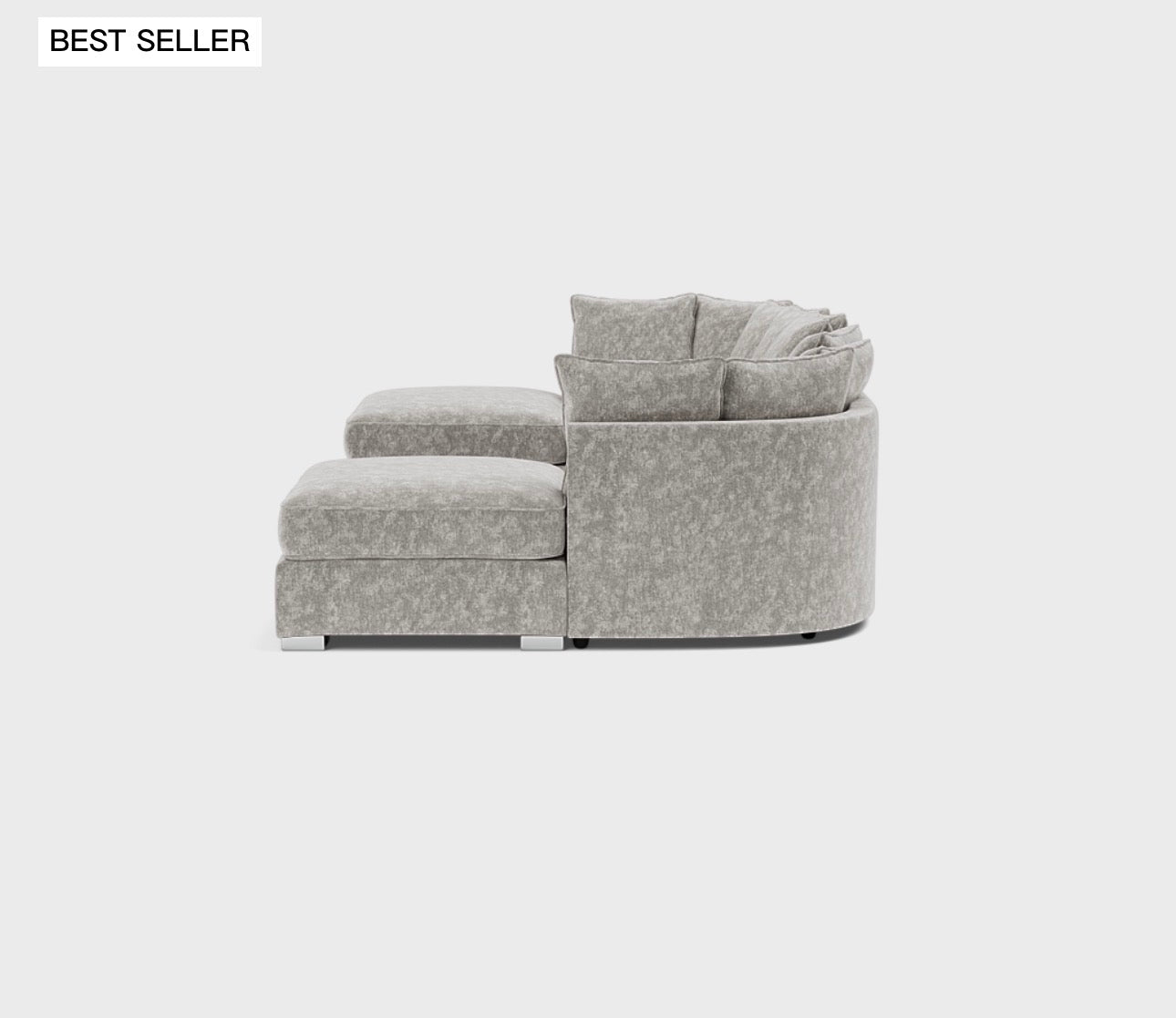 Micro U Shape Chenille Sofa
