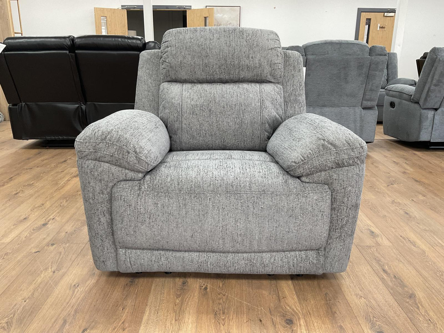 Monaco Recliner Armchair in Grey
