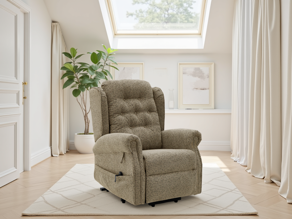 Ellora Rise & Recline Chair in Mink