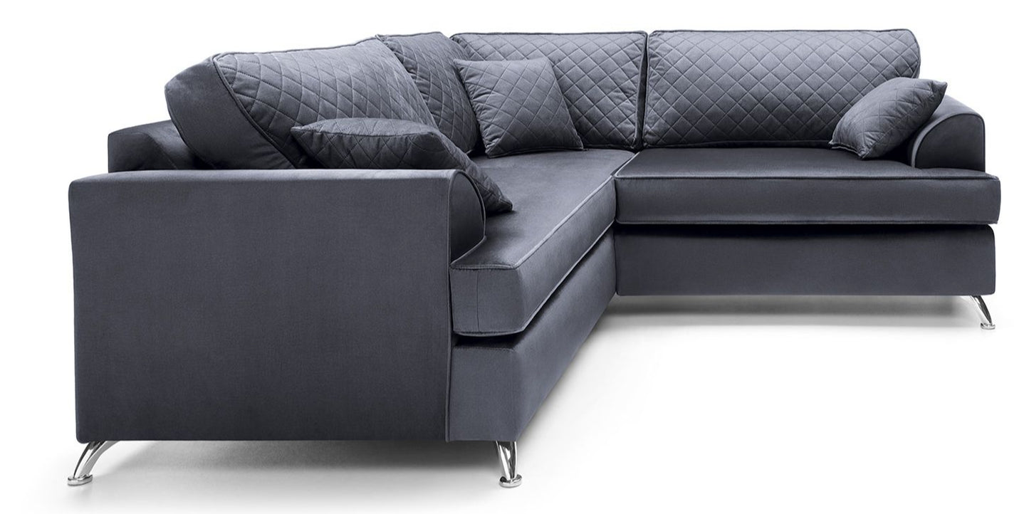 Velvet Royale Corner Sofa