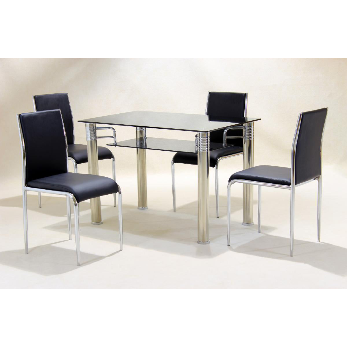 Vercelli Black Dining Table - luxury dining furniture