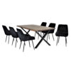 Yale Medium 1800 Solid Oak Table Natural Oil - luxury dining furniture