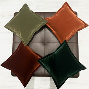 Aurelia Warm Velvet Sofa Styling Set - additional styling image 3