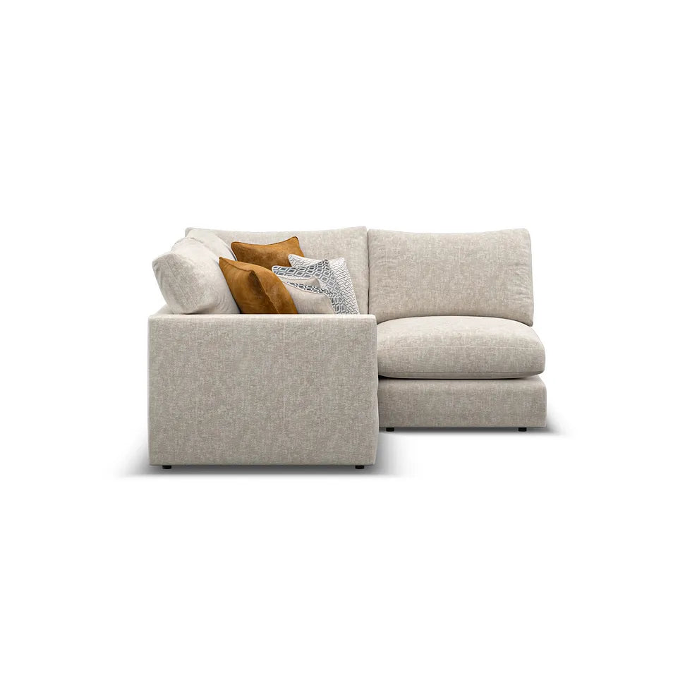 Noir Luxe 3 Seat Left Hand Corner Sofa