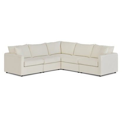 Lenae Corner Sectional Sofa - Savoy Ivory