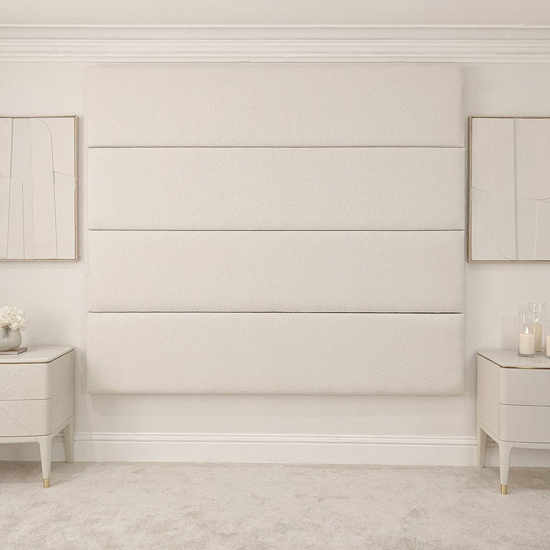 Luxe Cloud Boucle Upholstered Headboard Wall Panel - 45cm