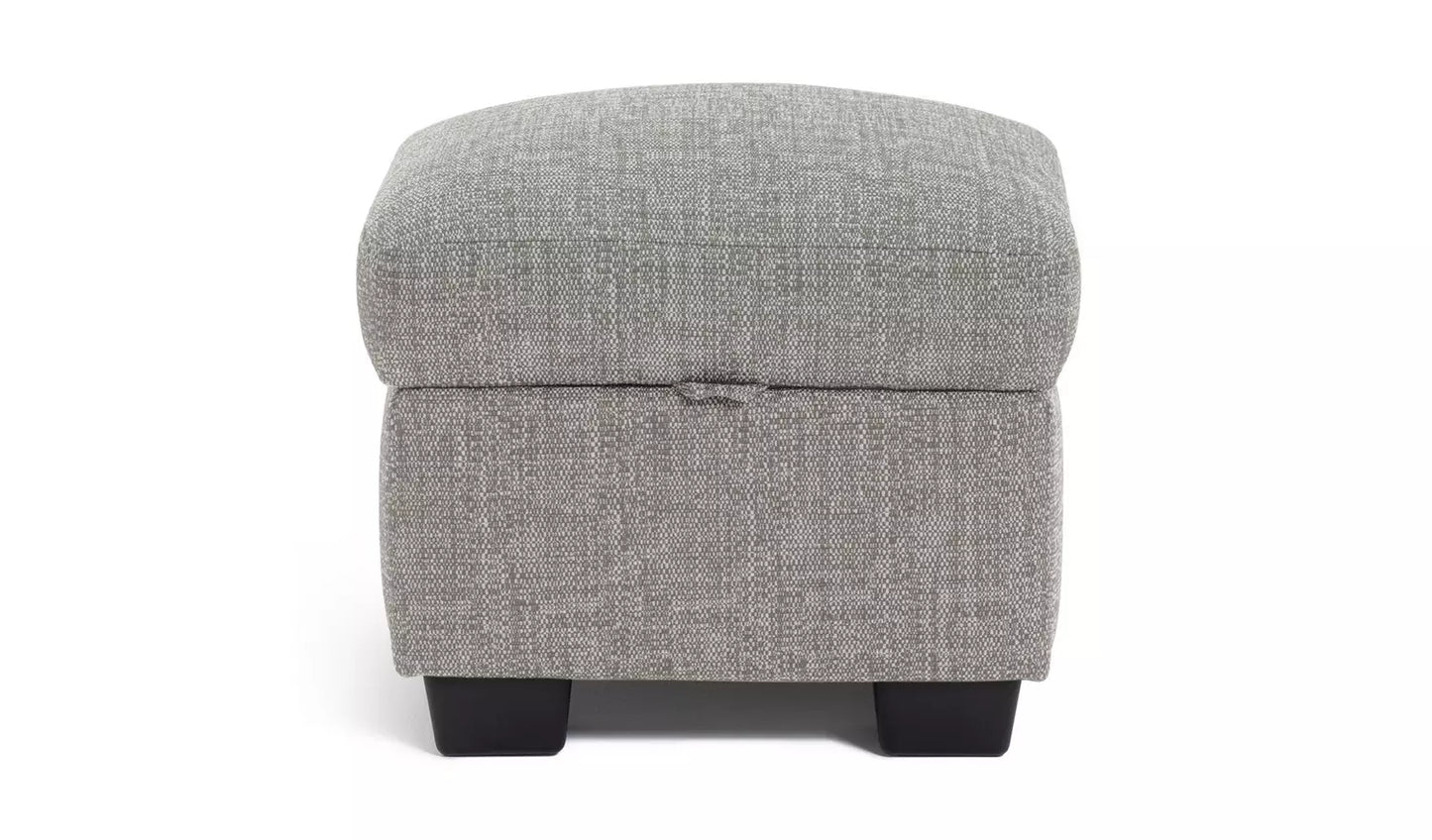 Metro Nest Grey Footstool