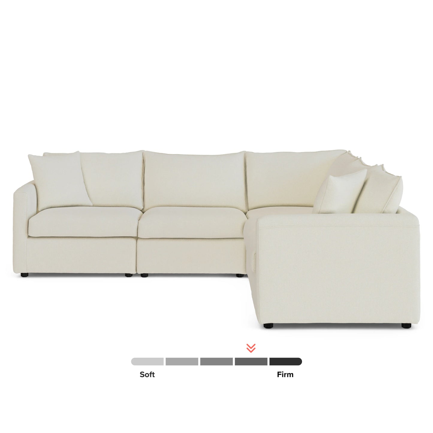 Lenae Corner Sectional Sofa - Savoy Ivory