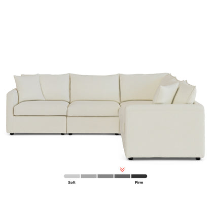 Lenae Corner Sectional Sofa - Savoy Ivory