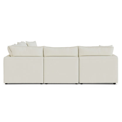Lenae Corner Sectional Sofa - Savoy Ivory