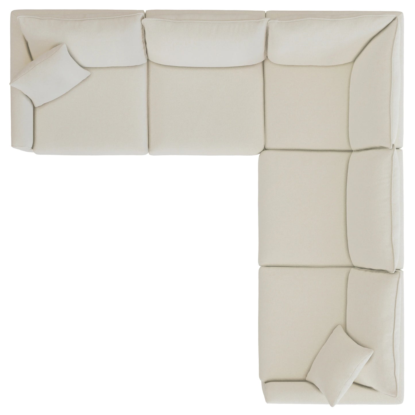 Lenae Corner Sectional Sofa - Savoy Ivory