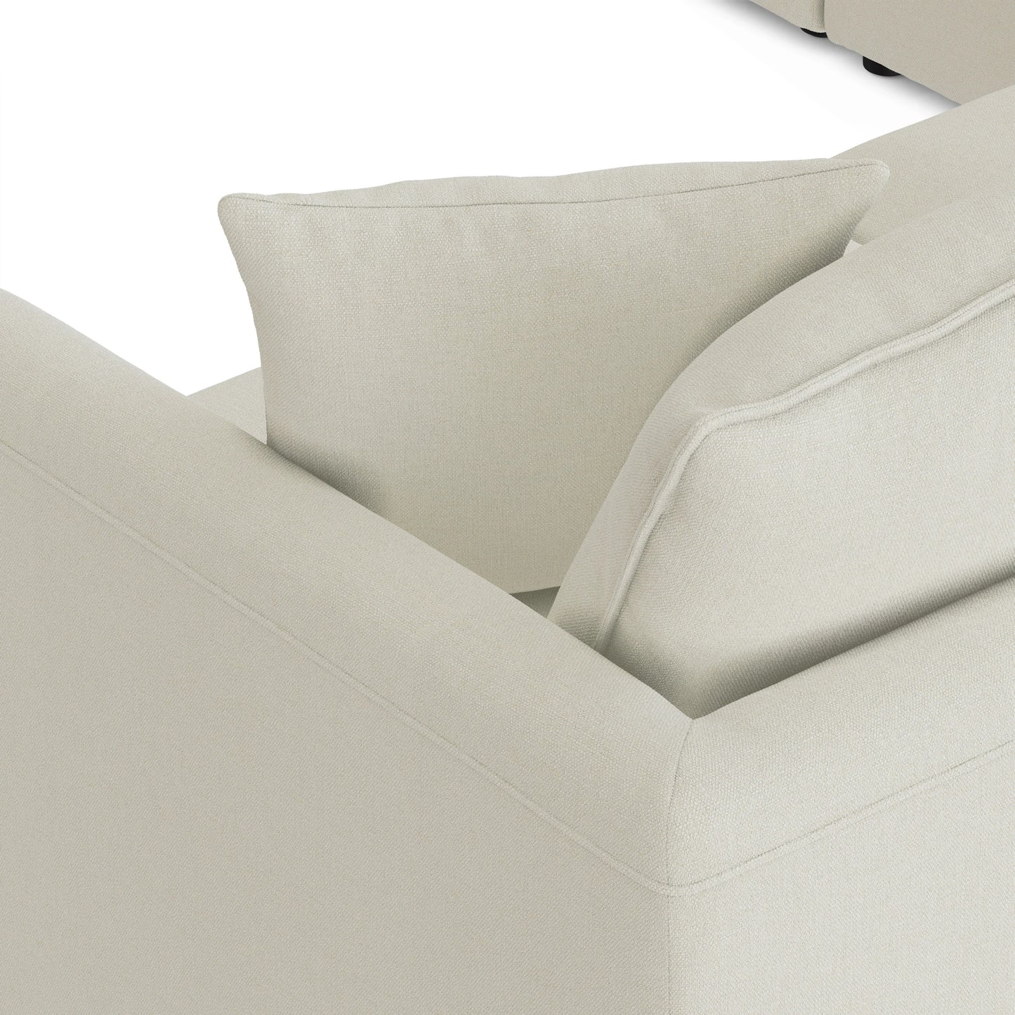 Lenae Corner Sectional Sofa - Savoy Ivory