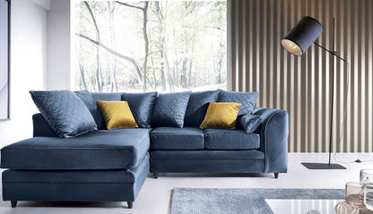 Ruby Velvet Corner Sofa