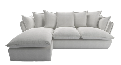 Marino Left Hand Chase Feather Sofa