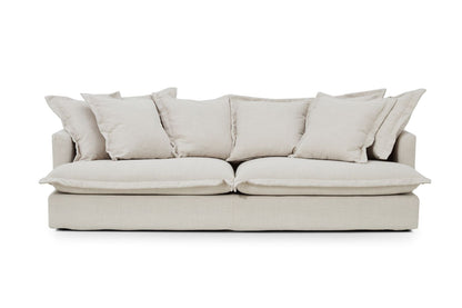 SPENCER Feather Filled Fabric Sofa Range - 3 Seater