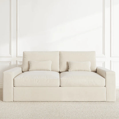 Regent Cream Velvet 3 Seater