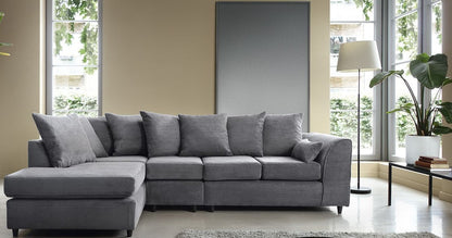 Milano Plus Cord Chenille Corner Sofa