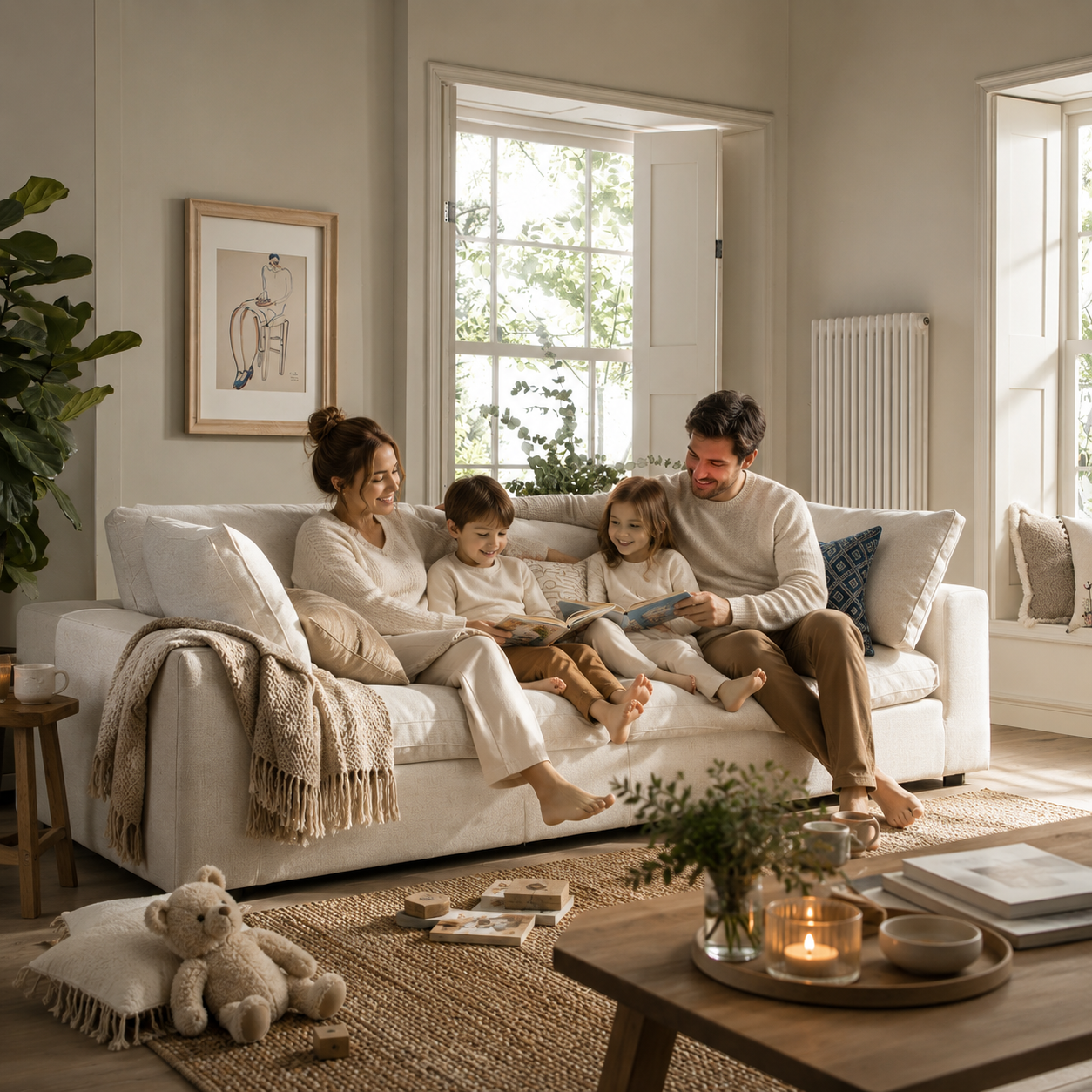Sola Modular 3-Piece Sofa With Feather Cushions - luxury velvet modular sofa by Vogue Vocus view 2
