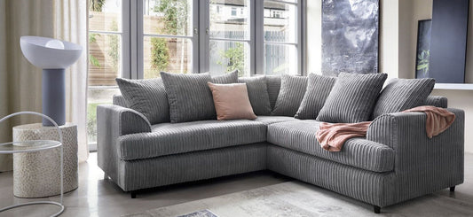 Milano Cord Chenille Corner Sofa