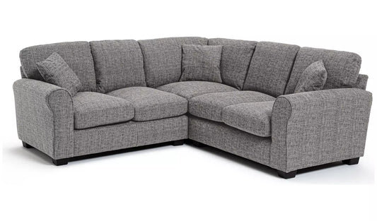 Metro Nest Grey Fabric Corner Sofa