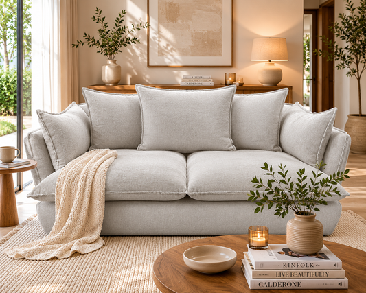 Marino 2.5 Seat Feather  Sofa - luxury velvet modular sofa by Vogue Vocus