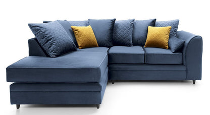 Ruby Velvet Corner Sofa