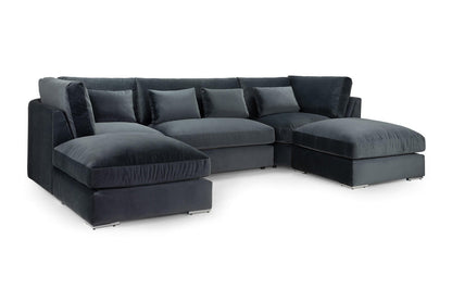 Slate Royale U Shape Corner Sofa