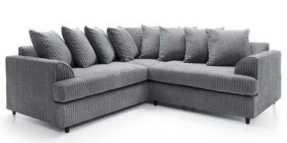 Milano Cord Chenille Corner Sofa