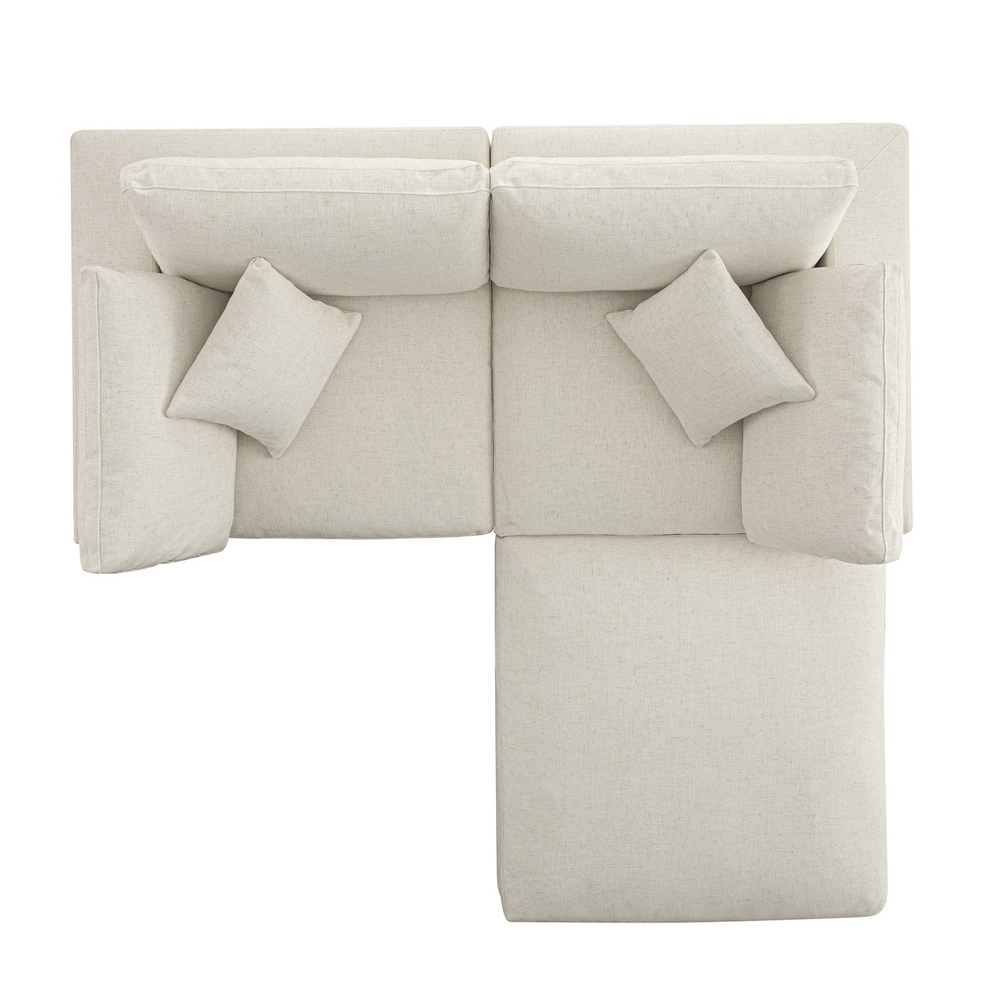 Sola Modular 2-Piece Chaise Corner Sofa