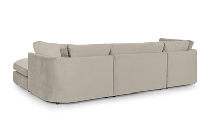 Beige Royale U Shape Corner Sofa