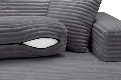 Grey Bliss Right Hand Corner Sofa