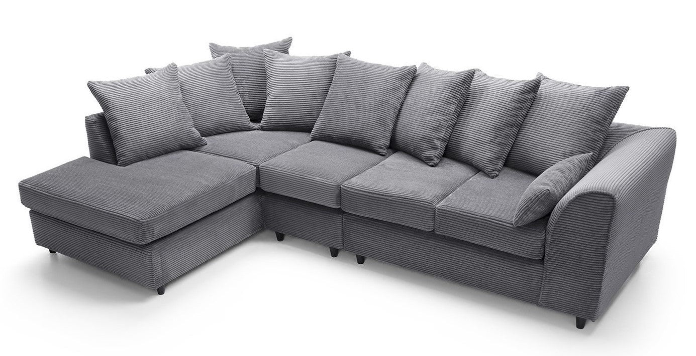 Milano Plus Cord Chenille Corner Sofa
