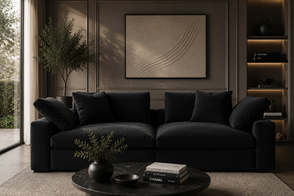 Madrid Slim Feather 2 Seat Sofa - luxury chenille corner sofa by Vogue Vocus view 5