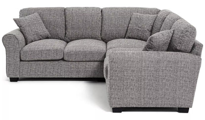Metro Nest Grey Fabric Corner Sofa