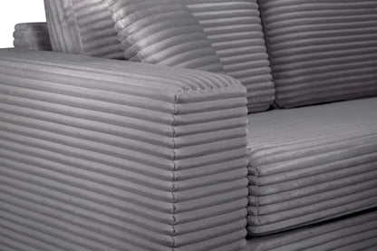 Grey Bliss Left Hand Corner Sofa