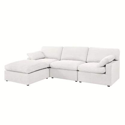 Savannah Feather Left Hand Chaise Sofa