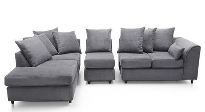 Milano Plus Cord Chenille Corner Sofa