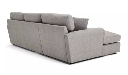 Metro Nest Fabric Right Corner Grey Sofa