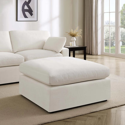 Savannah Feather Pouffe