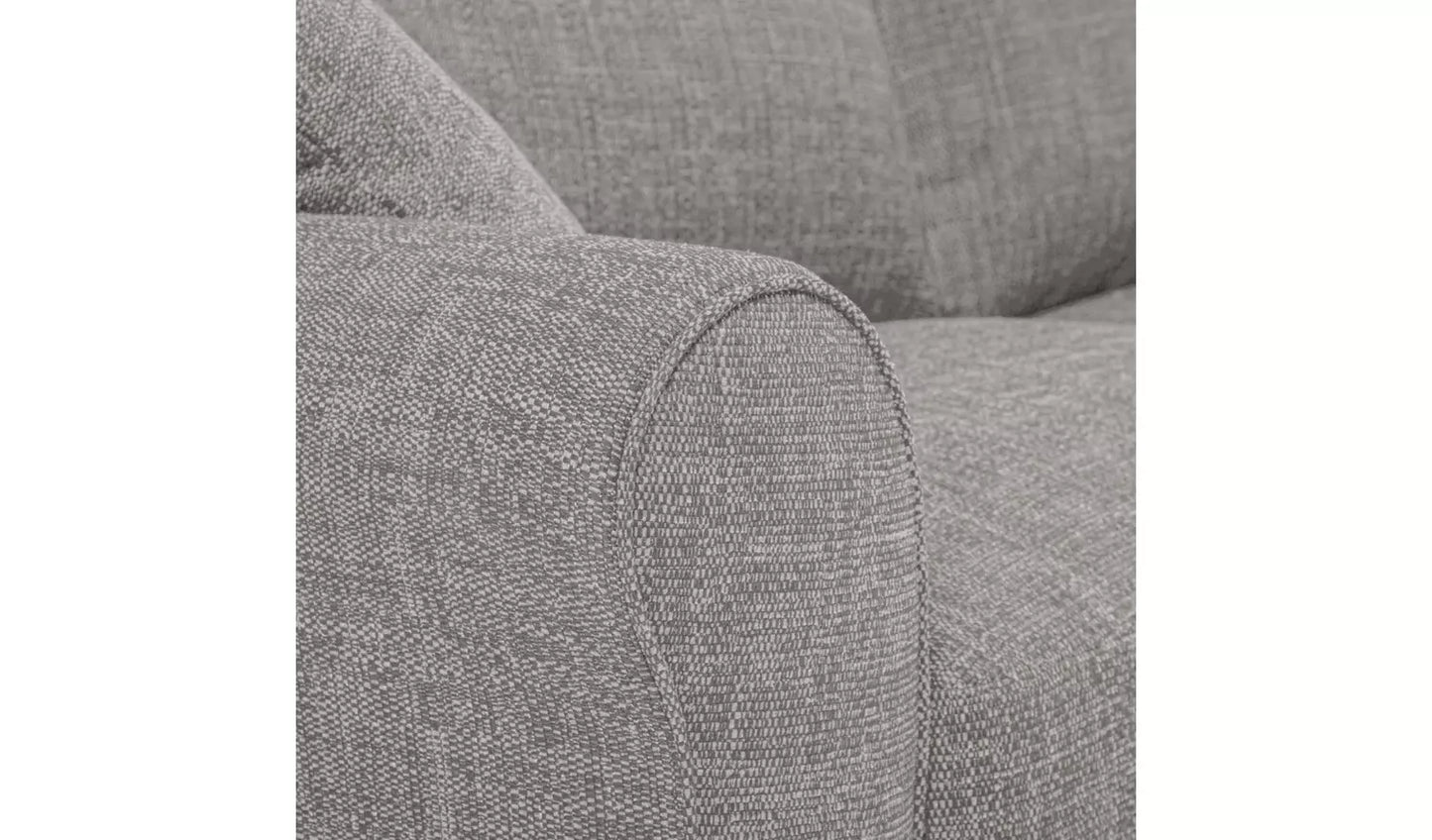 Metro Nest 4-Seater Grey Sofa