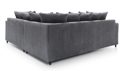 Milano Cord Chenille Corner Sofa