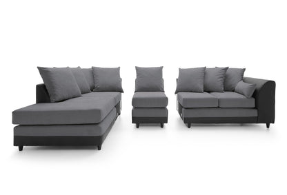 Linea Plus Large Chenille Corner Sofa